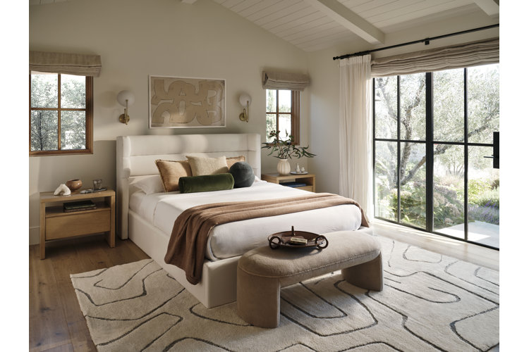 Beige modern bedroom discount